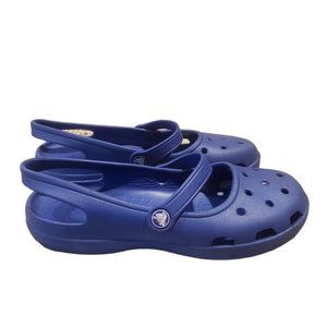 Mary Jane Royal Blue Crocs